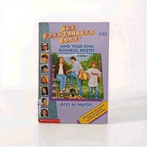Scholastic The Baby-Sitters Club Book with Blue and Red Cover